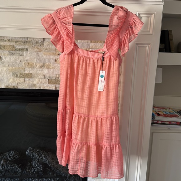 Katharine Kidd Maja MinI Dress Pink NWT - Picture 7 of 7